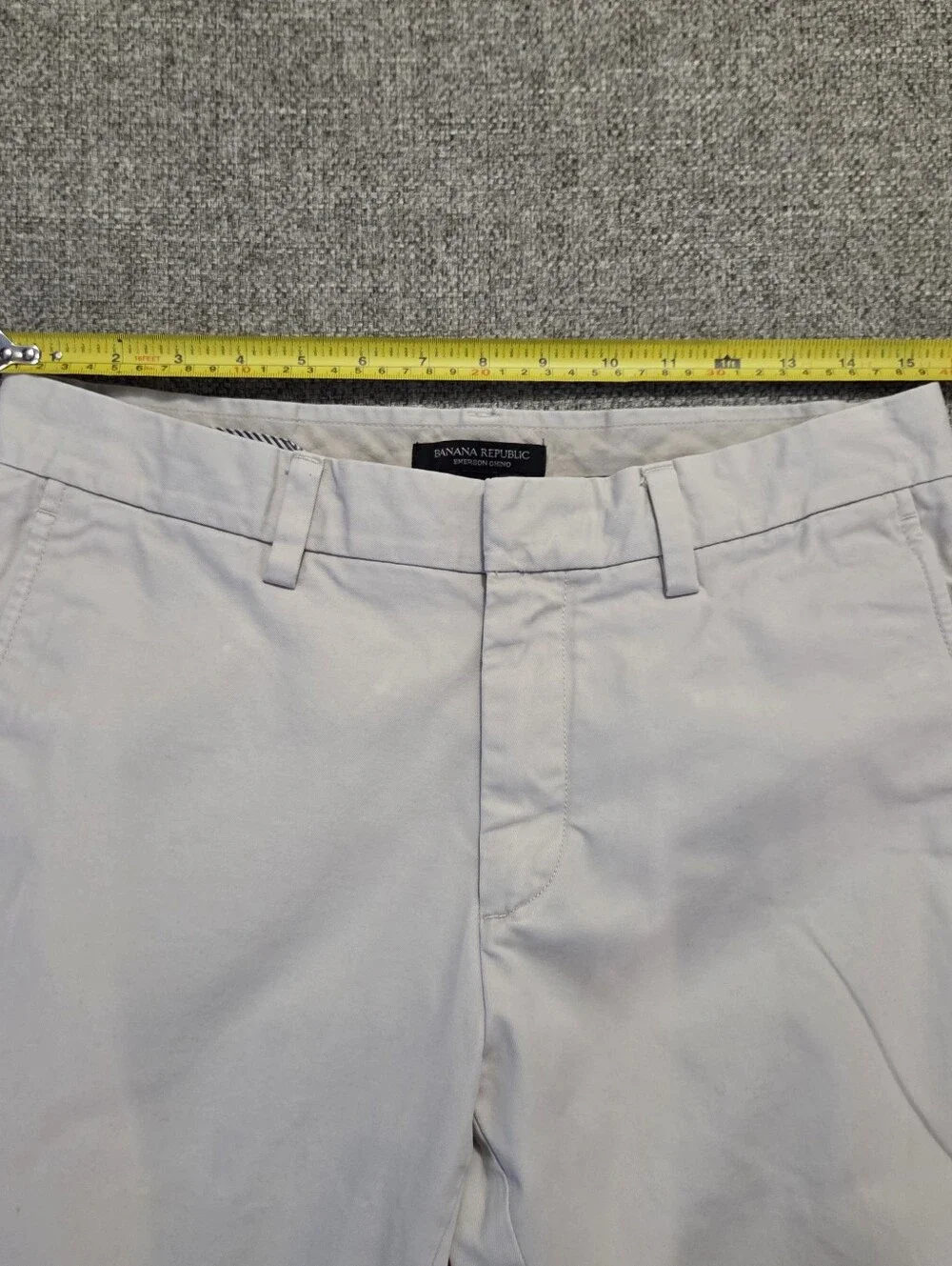 Banana Republic Pants Mens  30x30 Beige Emerson Chino Straight Leg Office VTG